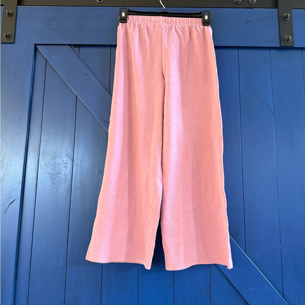 Zara Girls: Soft Pink Wide-Leg Lounge Pants, size 9-10 EUC